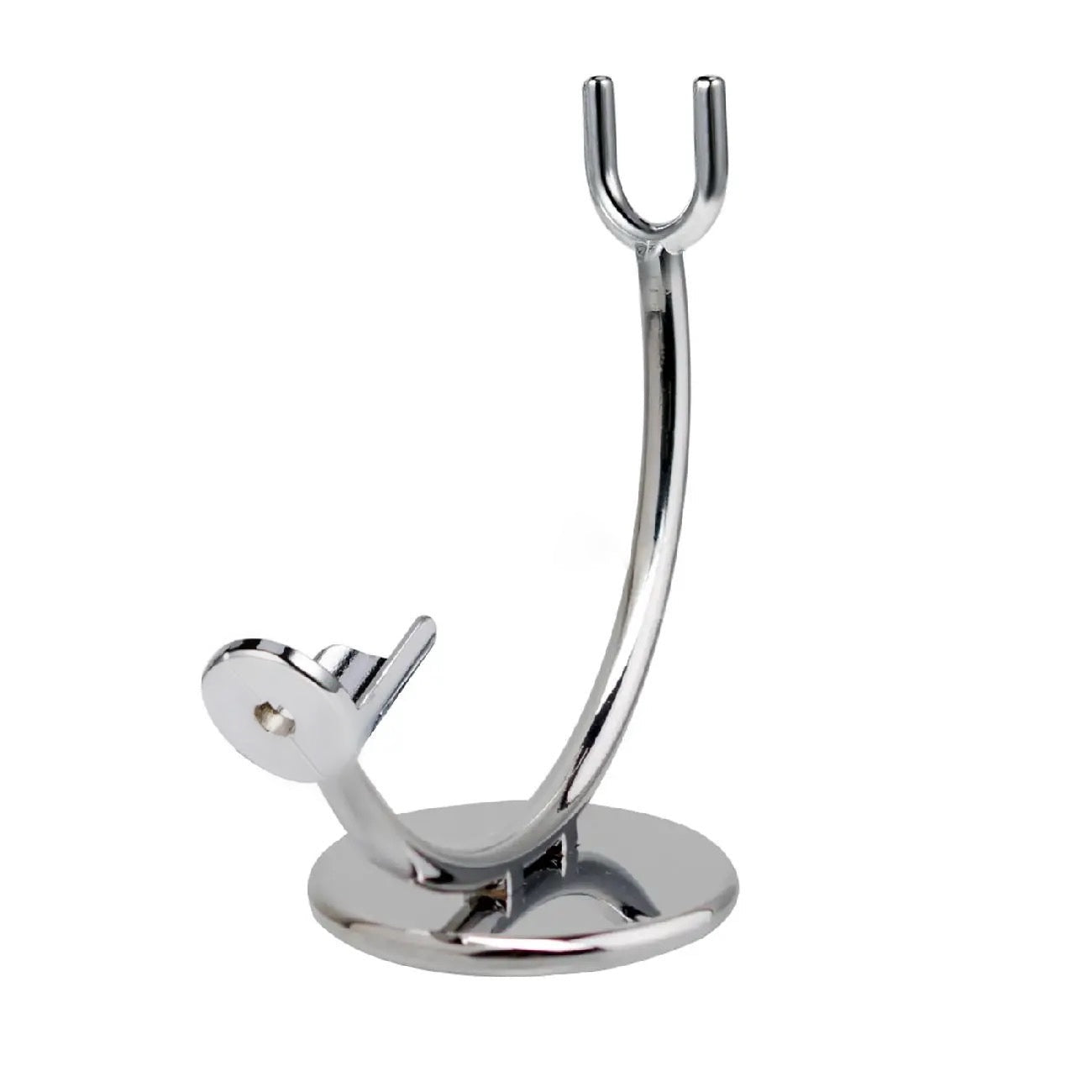 Classic Vintage Razor with Curved Chrome Stand