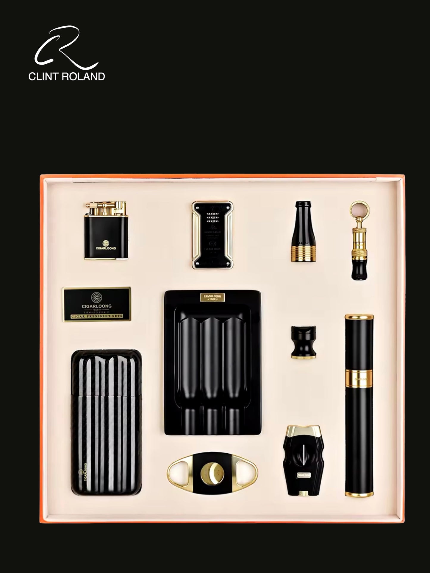 Distinguished 10 Piece Cigar Gift Set