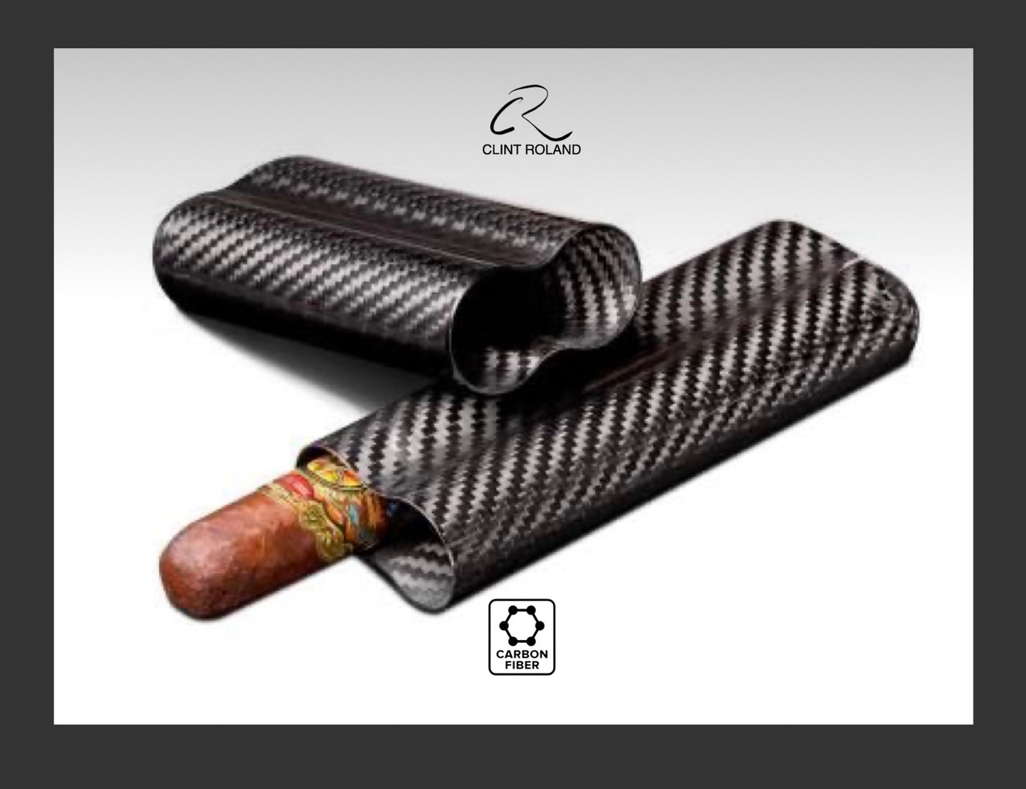 Carbon Fibre “Night” Adjustable Cigar Case