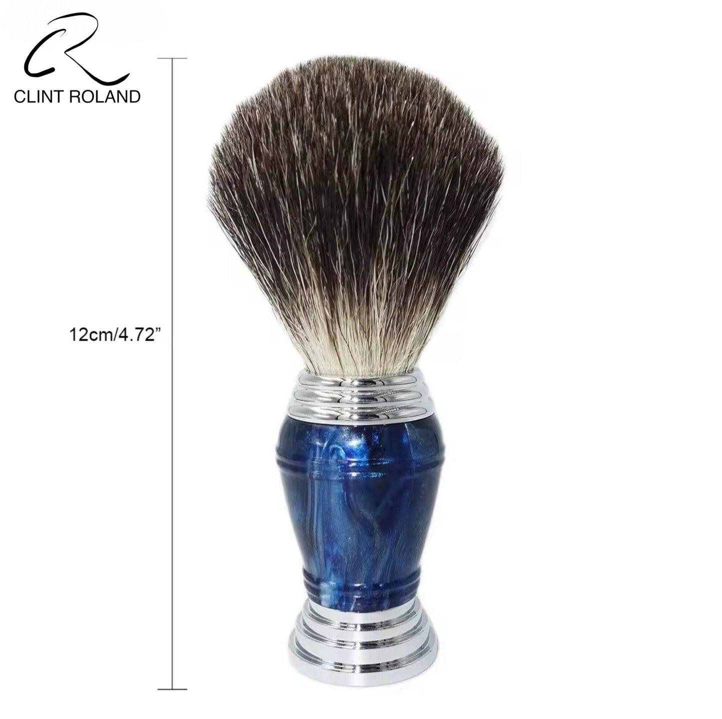 Blue Marbled Mach Razor Gift Set